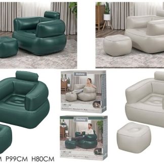 Poltrona autogonfiante con puffo - vari colori