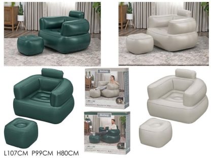 Poltrona autogonfiante con puffo - vari colori