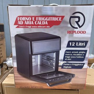 Friggitrice ad aria digitale 12 litri con accesori - Replood