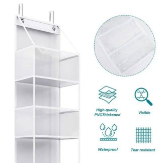 Organizer a livelli con ganci da porta