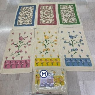 Nuovo Set di asciugamani 6+6 Jacquard - colori vari