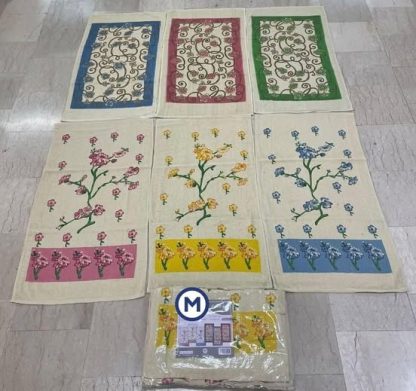 Nuovo Set di asciugamani 6+6 Jacquard - colori vari